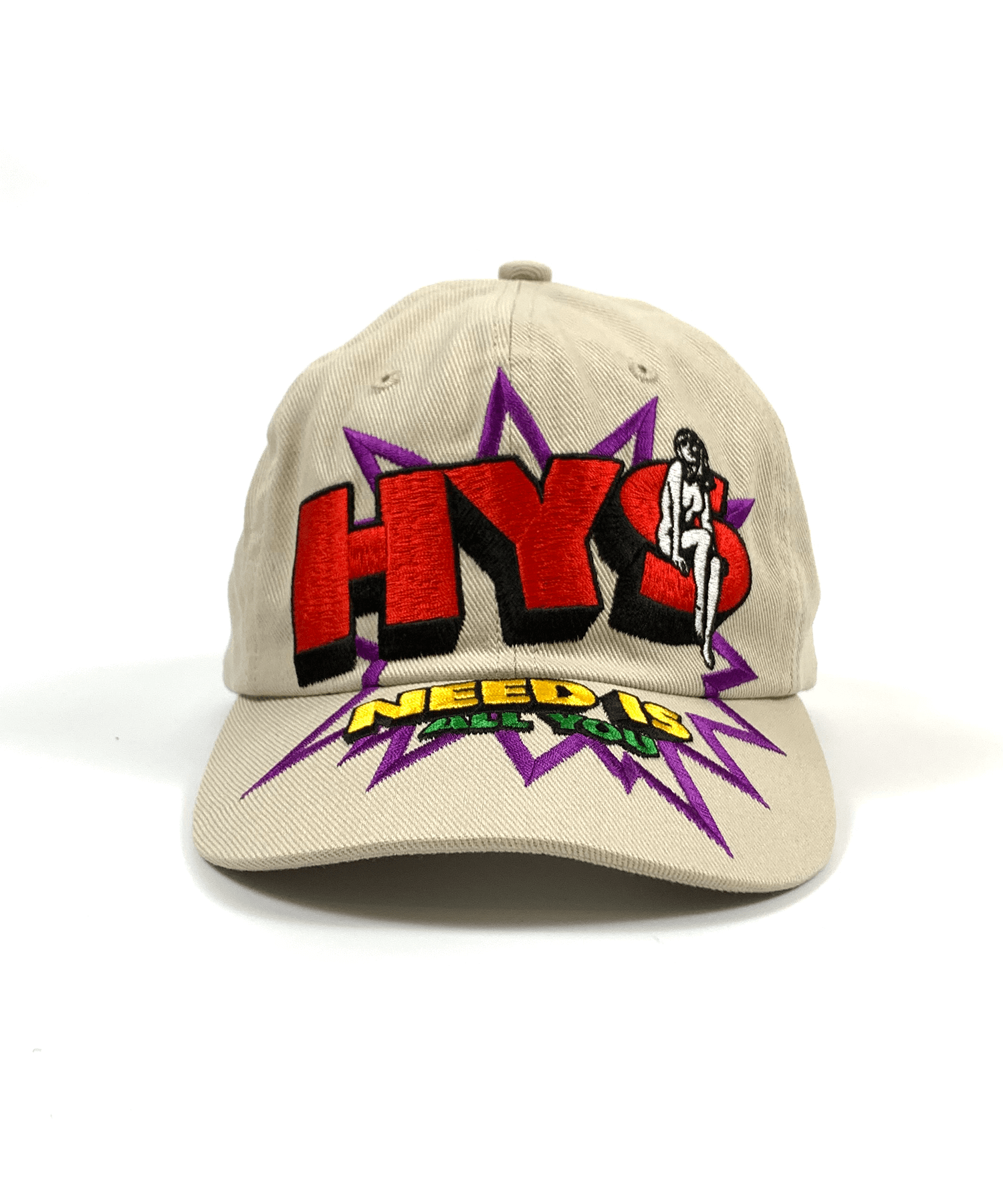 HYSTERIC GLAMOUR HYS NEED IS YOU刺繍 キャップ